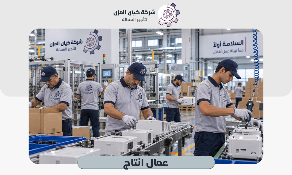 عمال انتاج |  أفضل شركة تأجير عمالة بالشهر