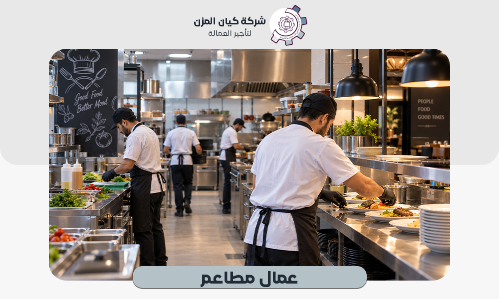 خدمة تأجير عمال تشغيل مطاعم بعقود شهرية 0507112155